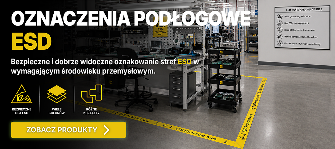 OZNACZENIA PODŁOGOWE ESD