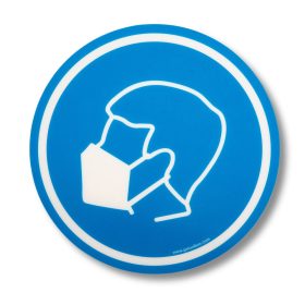 WEAR MASK' 300MM niebieski koło SYMBOL PODŁOGI 