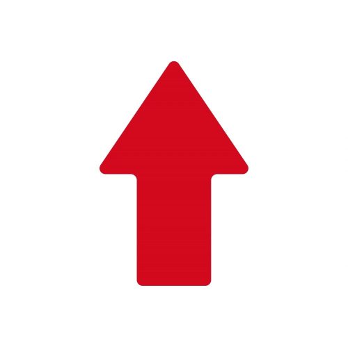 ZNAK PODŁOGOWY STRAIGHT ARROW czerwony