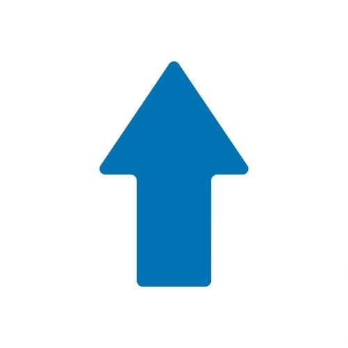 ZNAK PODŁOGOWY STRAIGHT ARROW  niebieski