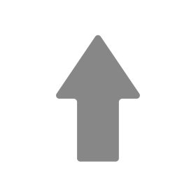 ZNAK PODŁOGOWY STRAIGHT ARROW szary