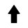 ZNAK PODŁOGOWY STRAIGHT ARROW czarny