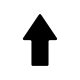 ZNAK PODŁOGOWY STRAIGHT ARROW czarny