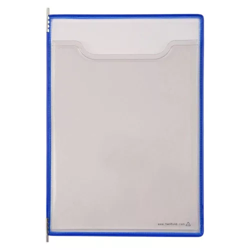 Fold Up tablica ekspozycyjna, A4, niebieska, otwarta u góry