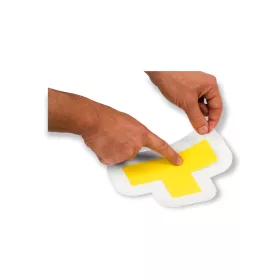   GEToolbox® T kształt 'ExtraLife floor marking' protected film 75 mm