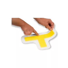   GEToolbox® Długi T kształt 'ExtraLife floor marking' protected film 100 mm