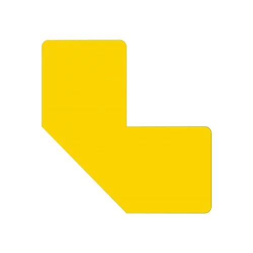 GEToolbox® L kształt Elastyczne znakowanie podłóg  25 mm TRAFFIC ŻÓŁTY