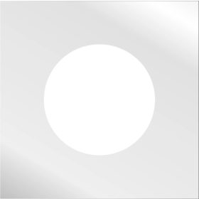   GEToolbox® Punkt kształt Masywne znakowanie podłóg 50 mm BIAŁY