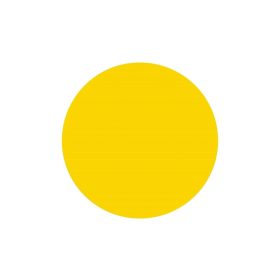   GEToolbox® Punkt kształt Masywne znakowanie podłóg 50 mm ŻÓŁTY