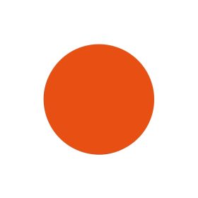   GEToolbox® Punkt kształt Masywne znakowanie podłóg 50 mm pomarańczowy