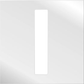   GEToolbox® I kształt Masywne znakowanie podłóg 50 mm BIAŁY