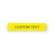 GEToolbox®  I  kształt FLOOR MARKING CUSTOM TEXT  ŻÓŁTY