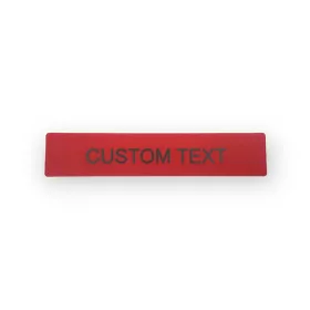 GEToolbox®  I  kształt FLOOR MARKING CUSTOM TEXT  CZERWONY