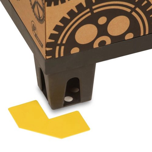 GEToolbox® L kształt Masywne znakowanie podłóg 50 mm NIEBIESKI