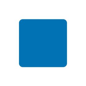   GEToolbox® Quadrant kształt Masywne znakowanie podłóg 50 mm NIEBIESKI