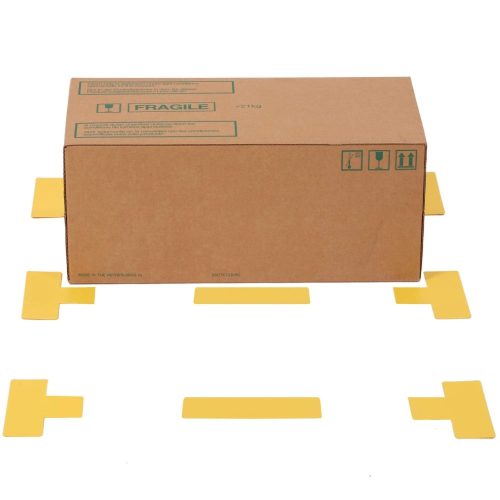 GEToolbox® T kształt Masywne znakowanie podłóg 50 mm CZERWONY