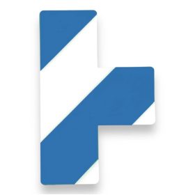   GEToolbox® T kształt Masywne znakowanie podłóg 50 mm BIAŁY-NIEBIESKI