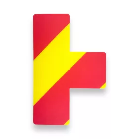   GEToolbox® T kształt Elastyczne znakowanie podłóg  50 mm ŻÓŁTY-CZERWONY