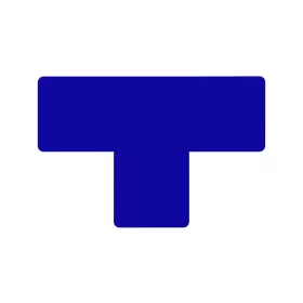   GEToolbox® T Alakú Flexibilis padlójelölés 100 mm SIGNAL KÉK RAL 5005