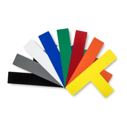 GEToolbox® T kształt długi Masywne oznakowanie podłogi 50mm ŻÓŁTY