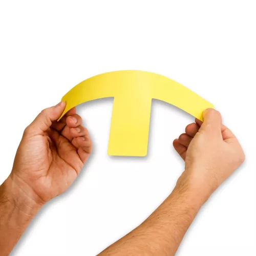 GEToolbox® Hosszú T Alakú Flexibilis padlójelölés 75 mm SIGNAL KÉK RAL 5005