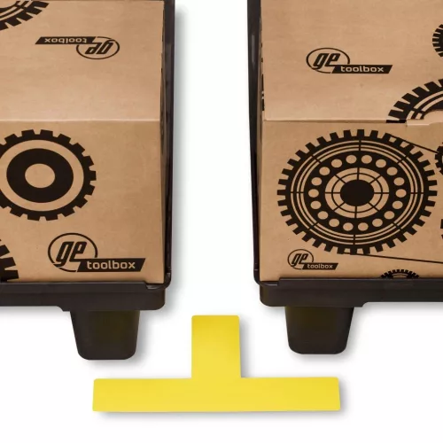 GEToolbox® Hosszú T Alakú Flexibilis padlójelölés 75 mm SIGNAL KÉK RAL 5005