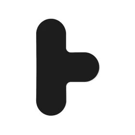 GEToolbox® kształt T elastyczny zaokrąglony 90 mm Czarny