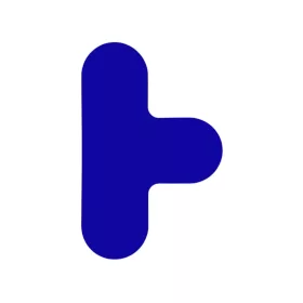   GEToolbox® T alakú Flexibilis padlójelölés kerekített 90 mm SIGNAL KÉK RAL 5005