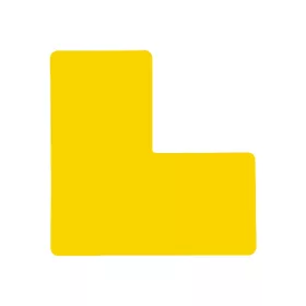   GEToolbox® Rövid L alakú Flexibilis padlójelölés 75 mm SÁRGA