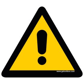 "GENERAL DANGER" ZNAK PODŁOGOWY 300 mm