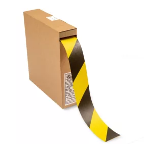   GEToolbox® Taśma do znakowania podłóg 25mm x 50m ŻÓŁTY/CZARNY