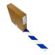 GEToolbox® Taśma do znakowania podłóg 100mm x 50m NIEBIESKI-BIAŁY