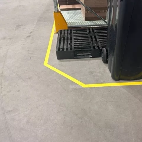 45° sarokelem padlójelölő szalaghoz 50 mm SIGNAL KÉK GEToolbox®