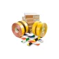   GEToolbox® Taśma do znakowania podłóg 50mm x 50m ŻÓŁTY-BIAŁY
