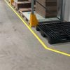 45° sarokelem padlójelölő szalaghoz 75 mm SÁRGA GEToolbox®