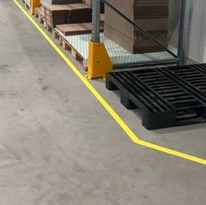 45° sarokelem padlójelölő szalaghoz 75 mm NARANCS GEToolbox®