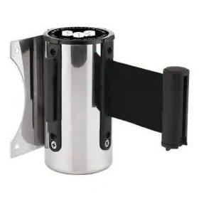 Fali tokmány fém, fekete szalaggal, 5 méter, fekete