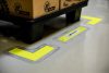 GEToolbox® Text Window Floor Marker "Mini Cut-out" 75mm czerwony