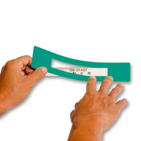   GEToolbox® Text Window Floor Marker "Mini Cut-out" 100mm zielony