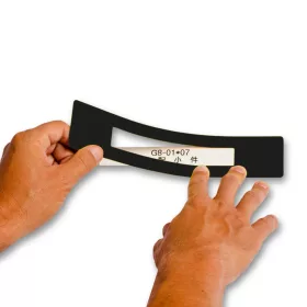   GEToolbox® Text Window Floor Marker "Mini Cut-out" 100mm czarny