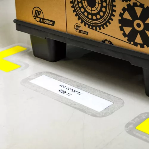 GEToolbox® Text Window „Lite” Floor Marking opakowanie 75 mm (20pcs/Floor Marking opakowanie)