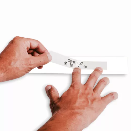GEToolbox® Text Window Floor Marker "Mini" 50mm biały