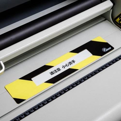 GEToolbox® Text Window Floor Marker "Mini" 100mm czerwony
