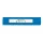 GEToolbox® Text Window Floor Marker "Mini" 100mm niebieski