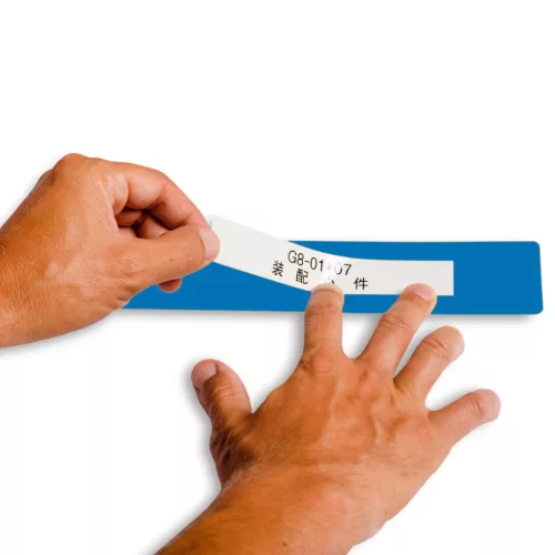 GEToolbox® Text Window Floor Marker "Mini" 100mm niebieski