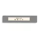 GEToolbox® Text Window Floor Marker "Mini" 75mm szary