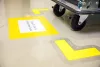 GEToolbox® Text Window Floor marker "Plus" A4 biały