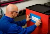 GEToolbox® Text Window Floor marker "Plus" A4 biały