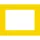 GEToolbox® Text Window Floor marker "Plus" A4 żółty
