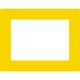 GEToolbox® Text Window Floor marker "Plus" A4 żółty